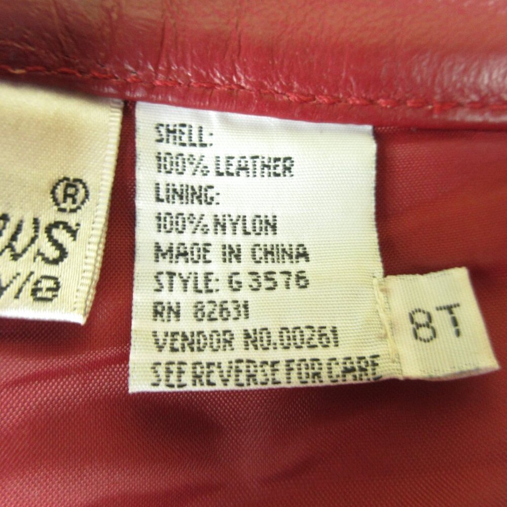 Newport News Leather Pants Size 29x32 Genuine Leather Oxblood Red - Picture 5 of 12